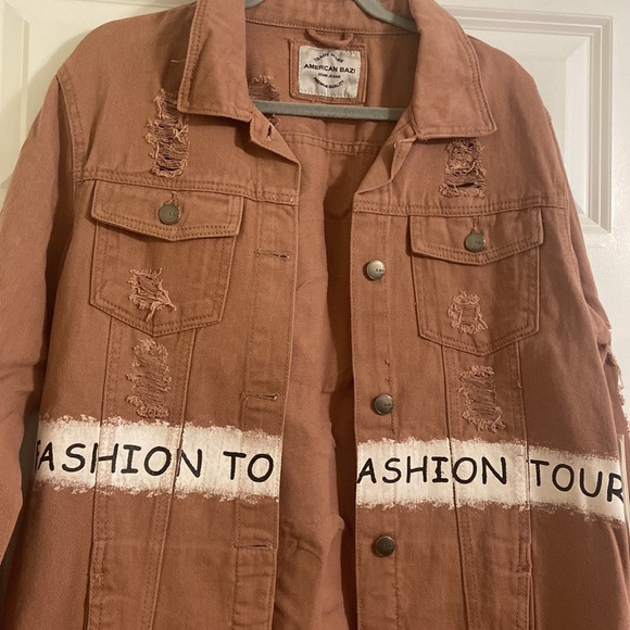 Women’s Brown Denim Jacket - Picture 2 of 8